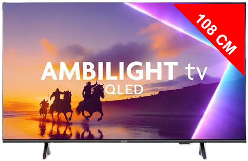 TV QLED 4K 108 cm PHILIPS 43" 4K 60Hz Noir 43PUS8550