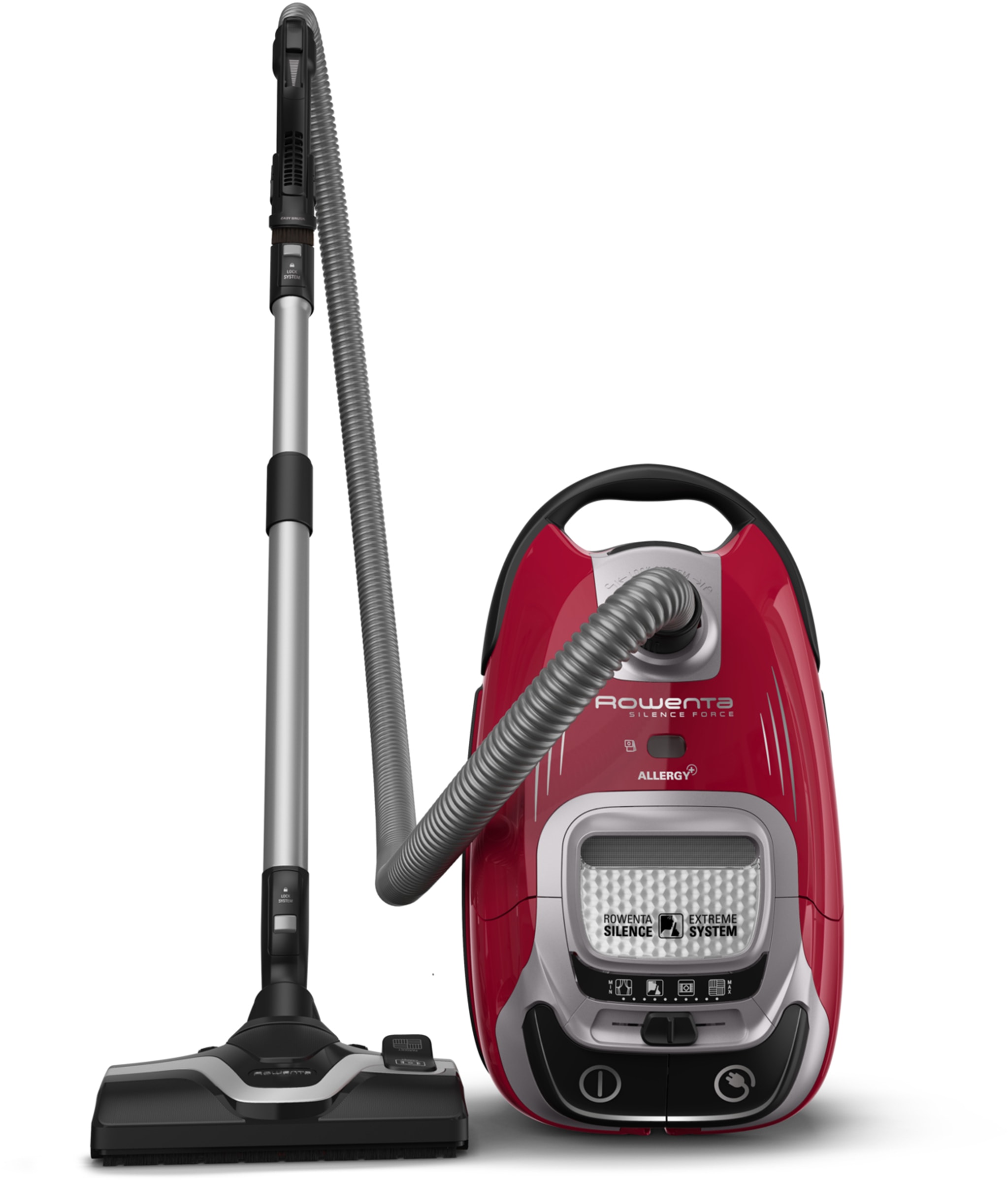 Aspirateur traîneau ROWENTA Silence Force 400W Rouge YY5453FE