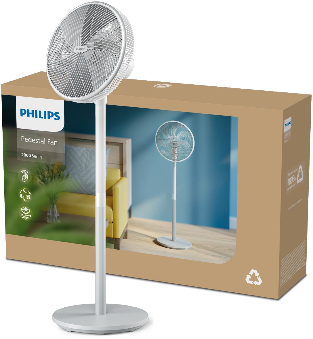 Ventilateur sur pied PHILIPS - CX2550/00 Ventilateur sur pied PHILIPS - CX2550/00