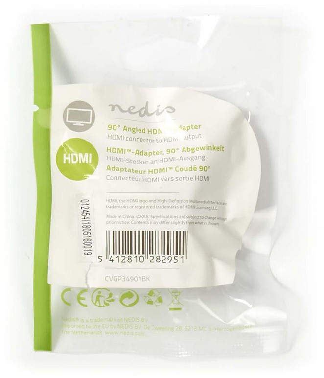 NEDIS Adaptateur HDMI / HDMI CVGP34901BK