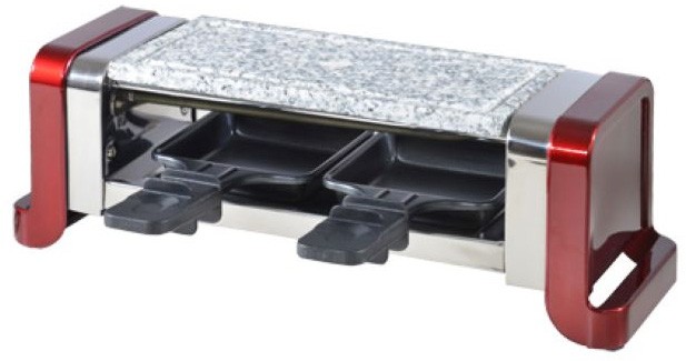 Raclette Multifonction KITCHEN CHEF 2 personnes 350W Rouge - GR202-350R