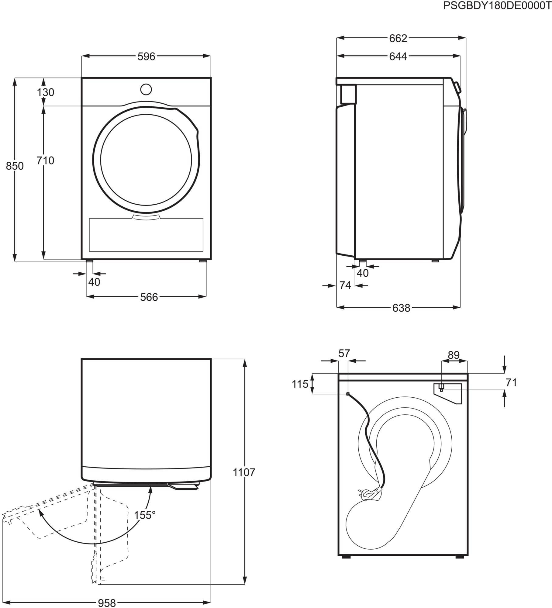 ELECTROLUX Sèche-linge Pompe à chaleur PerfectCare 700 8kg