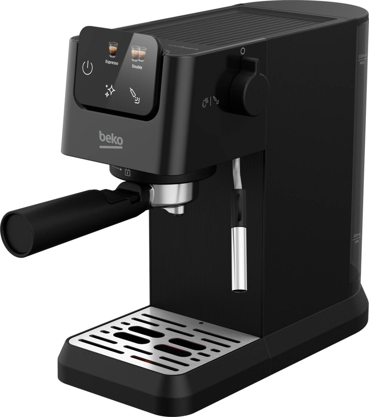 Expresso BEKO manuelle avec écran tactile Noir - CEP5302B Expresso BEKO manuelle avec écran tactile Noir - CEP5302B