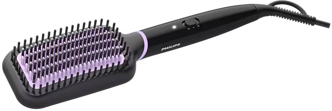 Lisseur PHILIPS Céramique tourmaline Brosse lissante BHH880/00