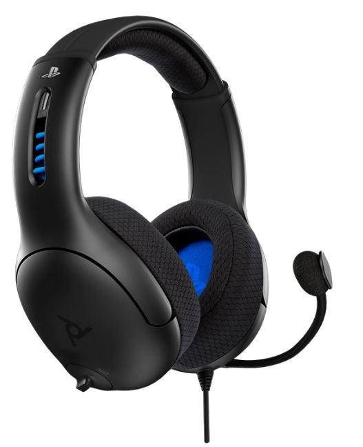 PDP Accessoires PS5 Casque Gaming filaire PDP LVL50 Gris pour PS4 - CASQUE.LVL50.PS4