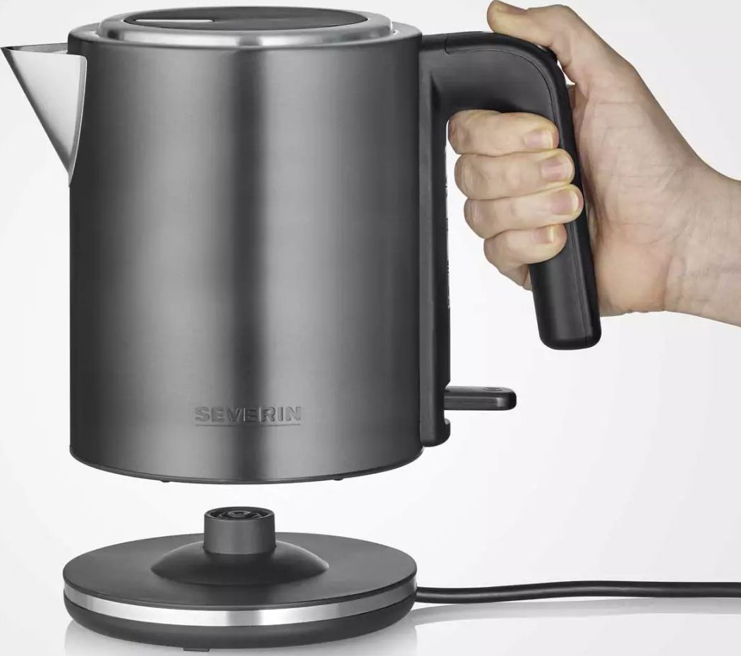 Bouilloire SEVERIN Sans fil 1L 2400W Dark Inox - WK9342