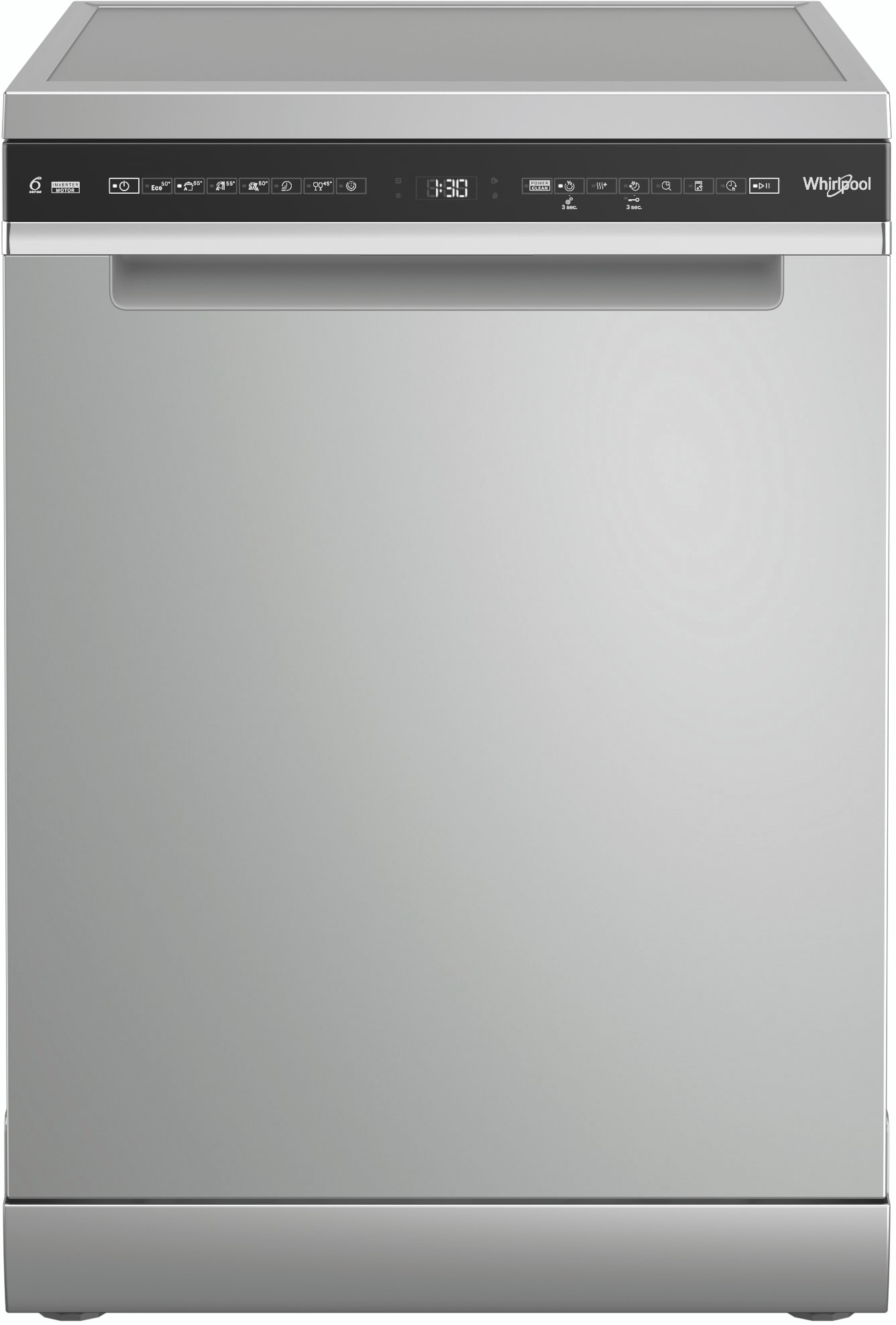 Lave vaisselle 60 cm WHIRLPOOL Inverter 41dB 15 couverts Inox W7FHS31S