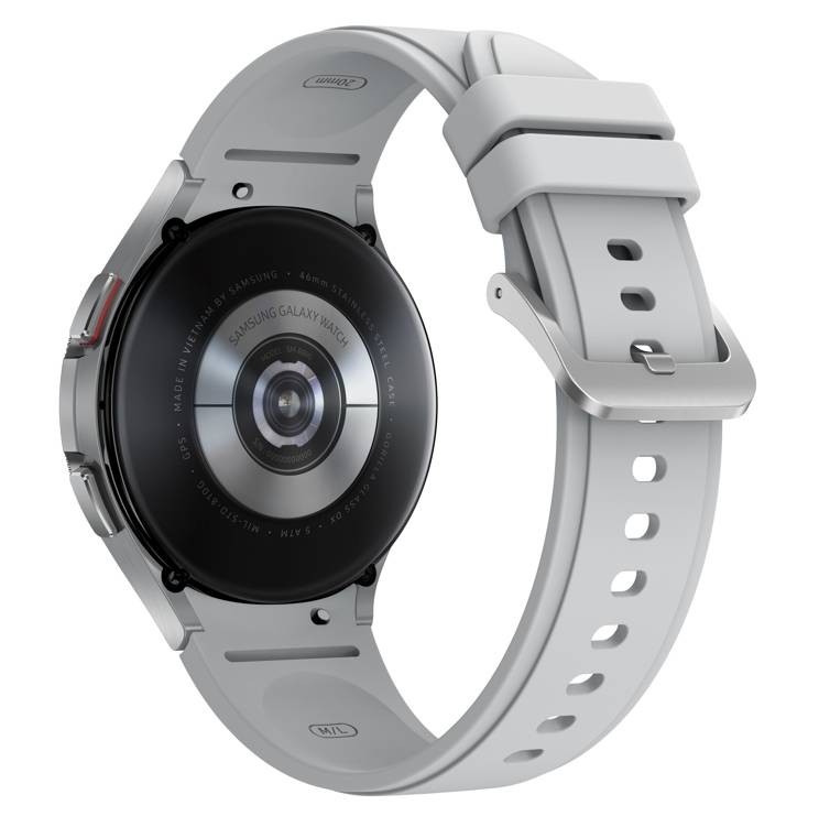 SAMSUNG Montre connectée Galaxy Watch4 Classic 46mm Argent 4G - SM-R895FZSAXEF