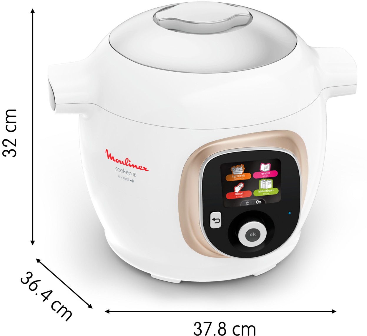 Multicuiseur MOULINEX Cookeo + Connect 6L Blanc - CE86DA10