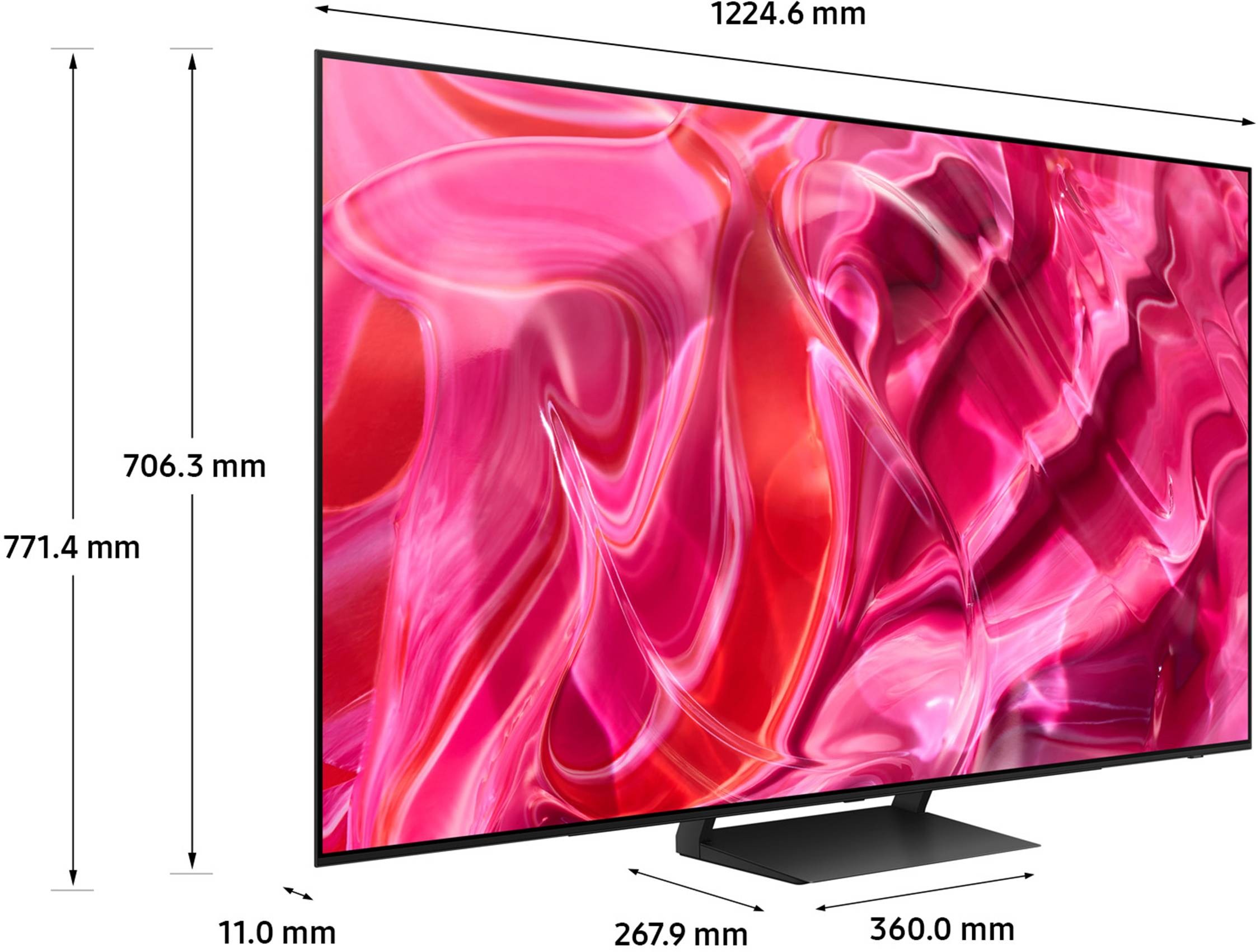 SAMSUNG TV OLED 4K 138 cm 144 Hz Dolby Atmos 55" - TQ55S90C