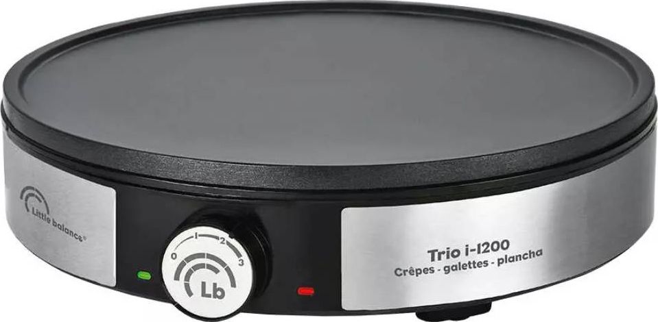 Crêpière LITTLE BALANCE 30 cm 1200W Noir MAXCREPE8383