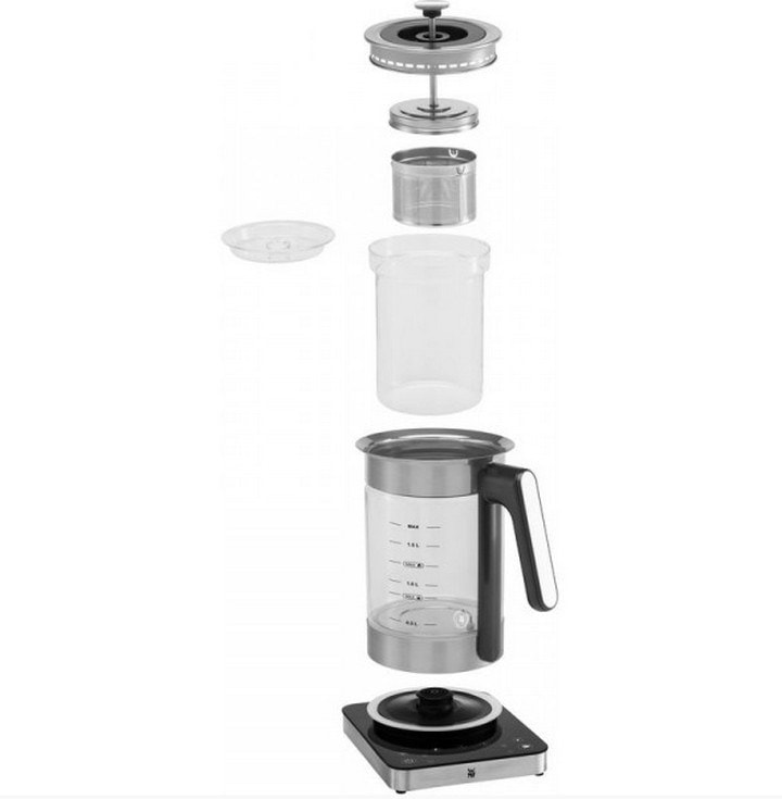 Bouilloire WMF Température réglable 1,6L 3000W Cromargan - LUMERO-0413260011