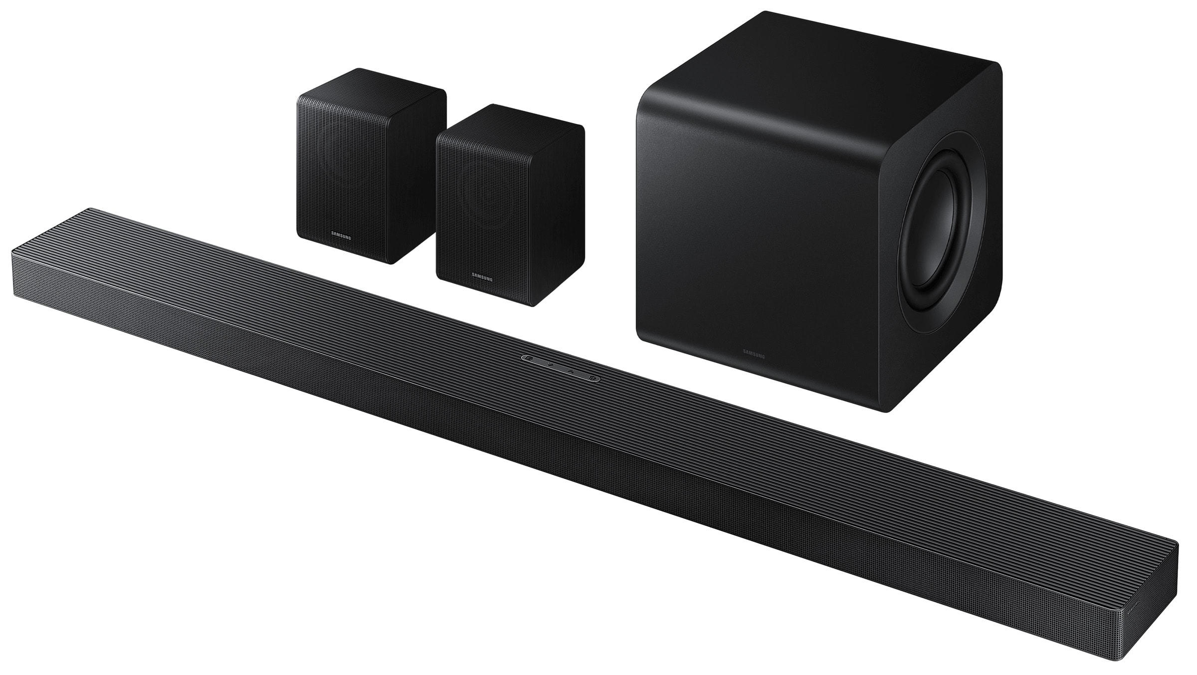 Barre de son SAMSUNG 5.1.2 Dolby Atmos Caisson Arrières Noir HW-QS760F