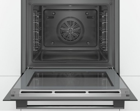 Four encastrable EcoClean BOSCH Serie 4 air pulsé 3D+ 71L Noir - HBA553BA0