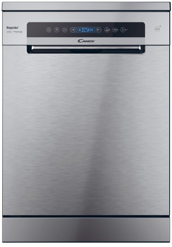 Lave vaisselle 60 cm CANDY Connecté 15 couverts 41dB Gris CF5C1F0X