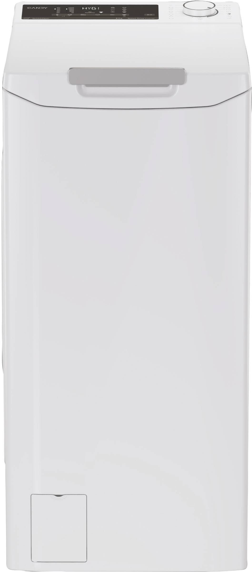 Lave linge Top CANDY trs/min 1200 8Kg Blanc TCAS284TM4-S