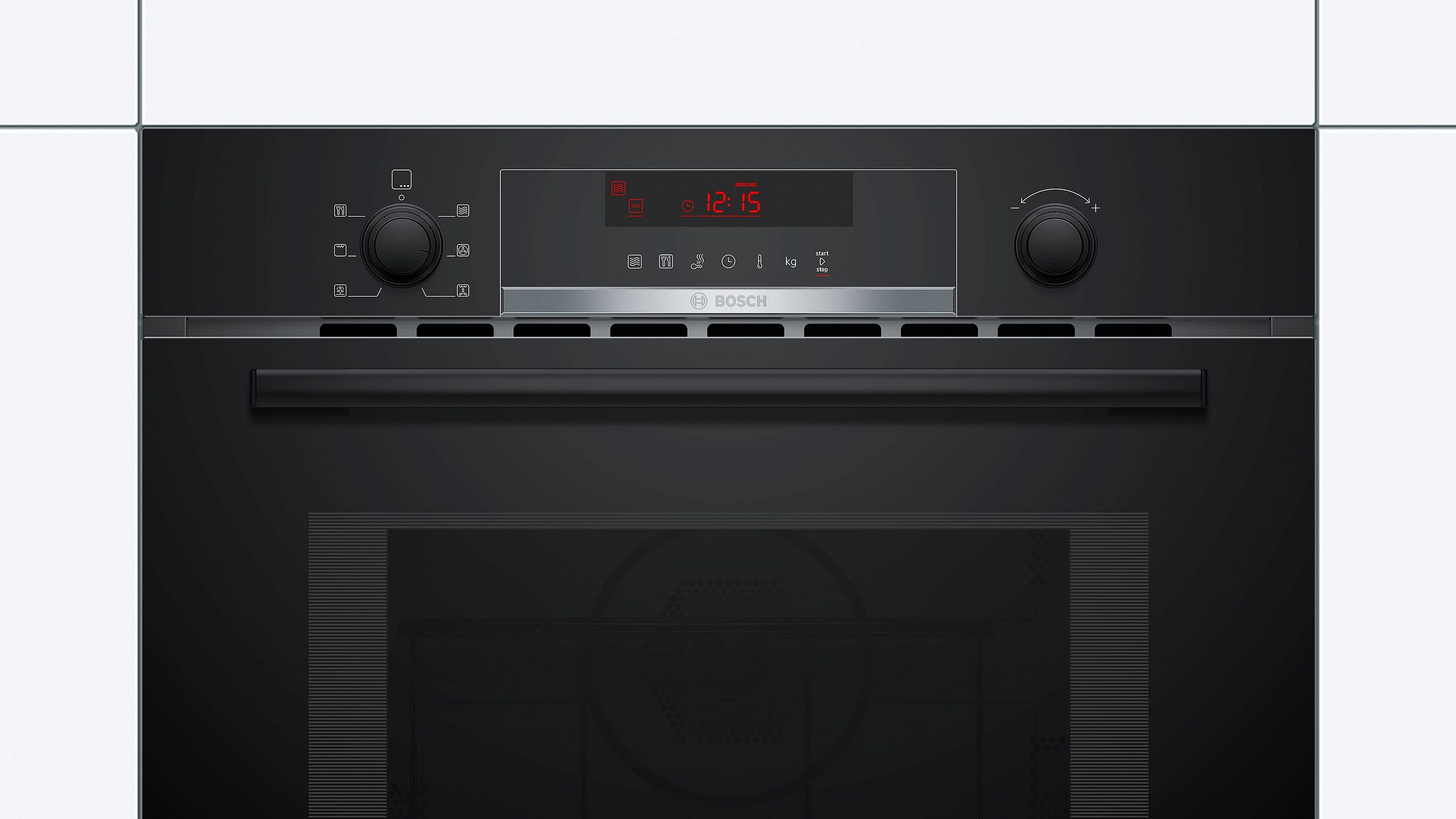 Four combiné micro-ondes BOSCH 900W 44L Noir - CMA583MB0