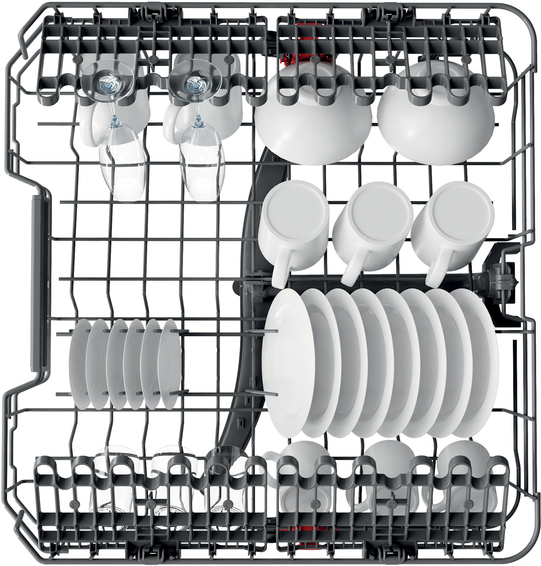 WHIRLPOOL Lave vaisselle integrable 60 cm 8 programmes 14 couverts 46dB - WBC3C26B