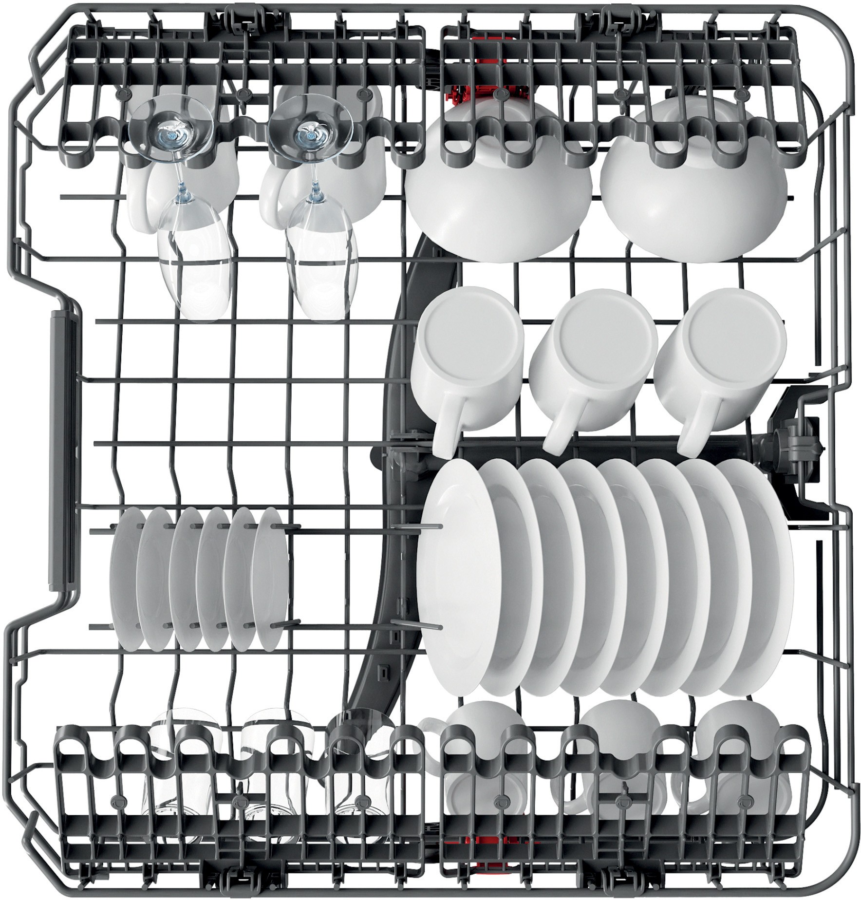 Lave vaisselle integrable 60 cm WHIRLPOOL 8 programmes 14 couverts 46dB - WBC3C26B Lave vaisselle integrable 60 cm WHIRLPOOL 8 programmes 14 couverts 46dB - WBC3C26B