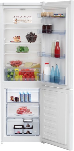 BEKO Réfrigérateur congélateur bas Froid Statique MinFrost 262L Blanc