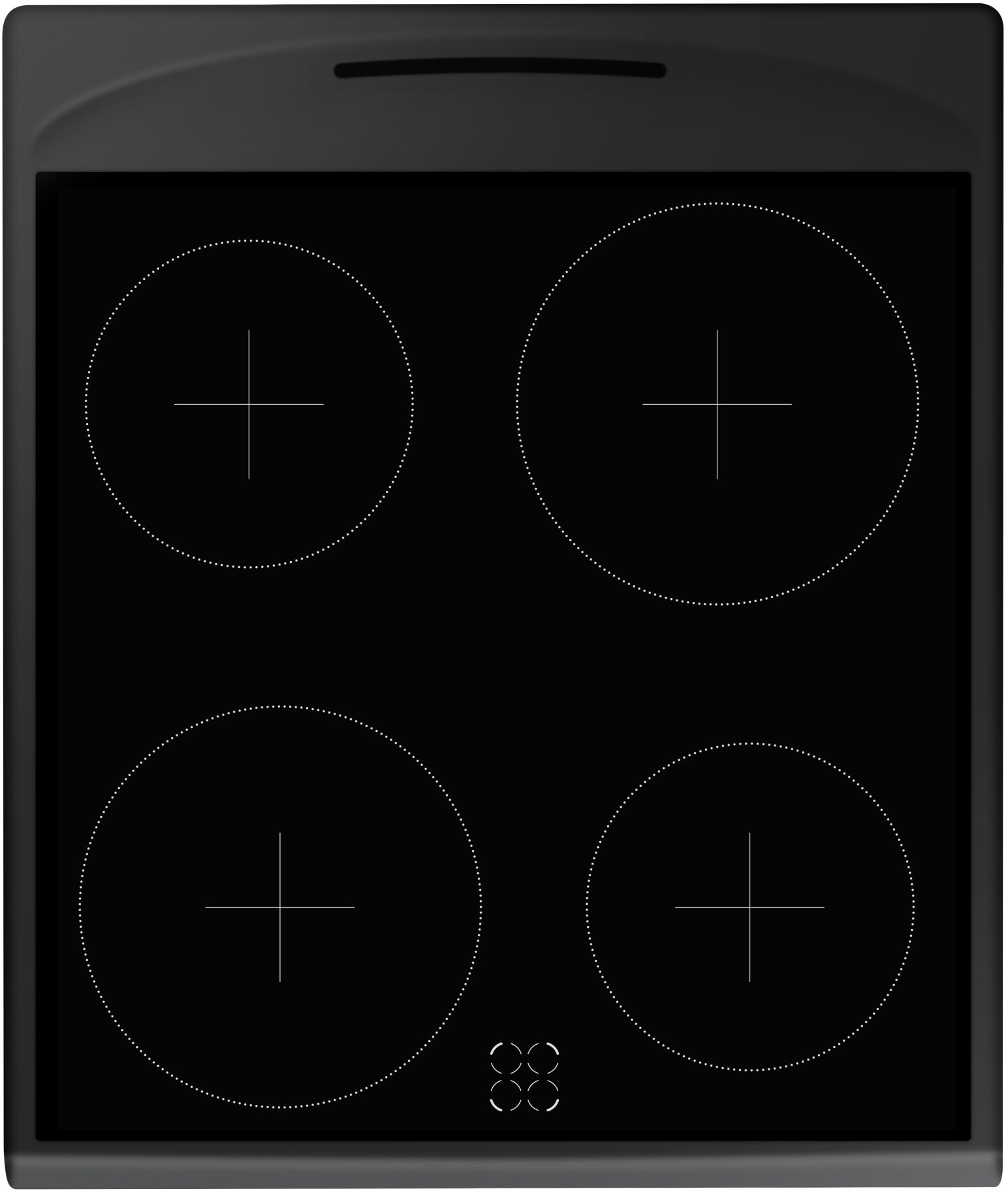 Cuisiniere vitroceramique FAGOR 4 Foyers 62L Noir - FACV203N