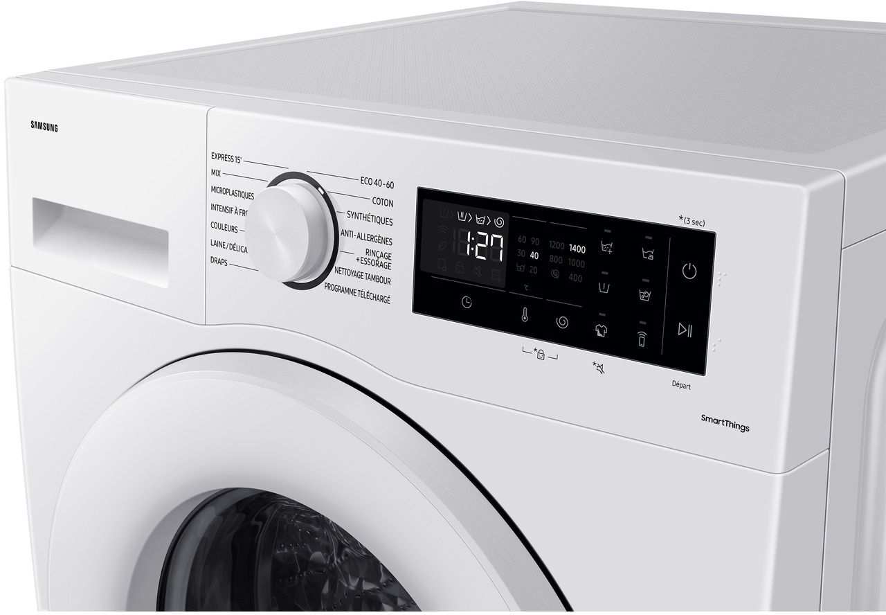 Lave linge Frontal SAMSUNG 9kg 1400trs/min Blanc - WW90CGC04DTE