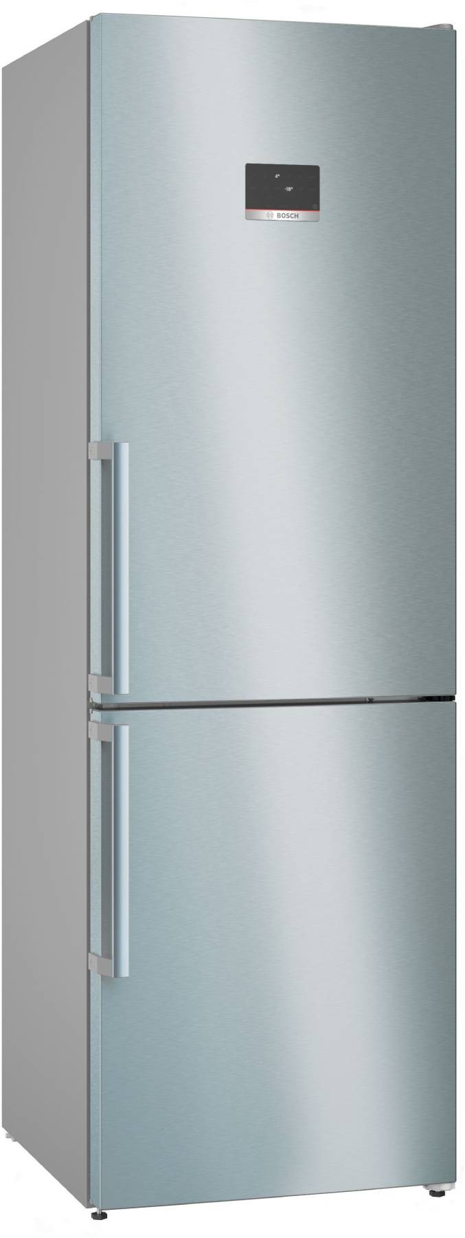BOSCH Réfrigérateur congélateur bas Série 4 No Frost 218L Inox  KGN367ICT