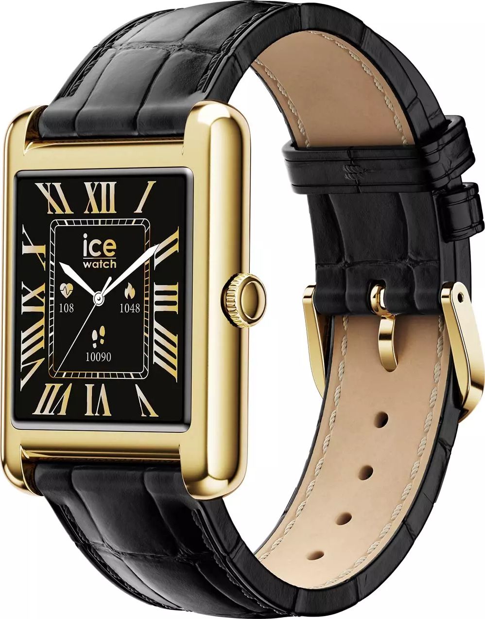 Montre connectée ICE WATCH Ice Smart Tks 2.0 32mm Bluetooth Noir - SMARTTK2GOLDCROCO