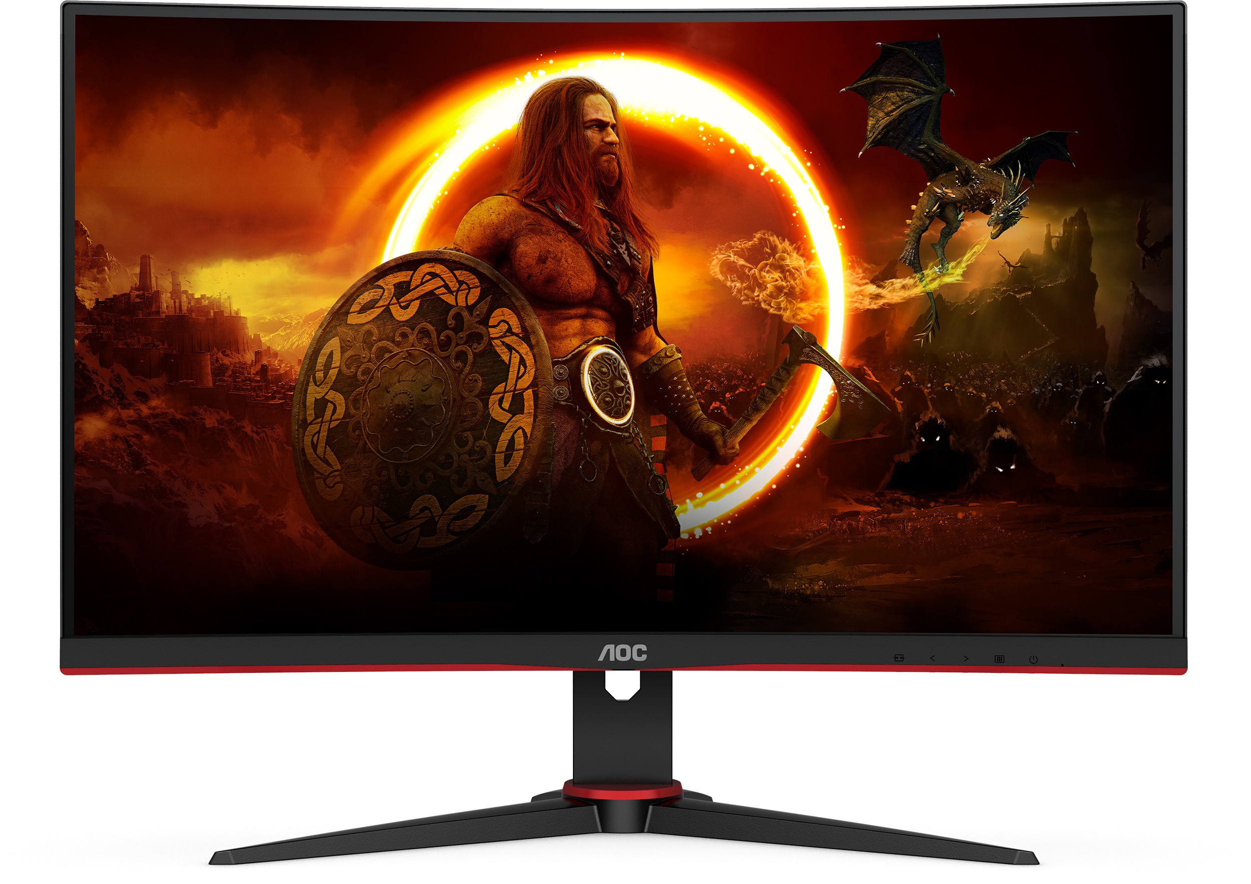 AOC Ecran 24 pouces Full HD 1ms 165Hz - C24G2AE/BK