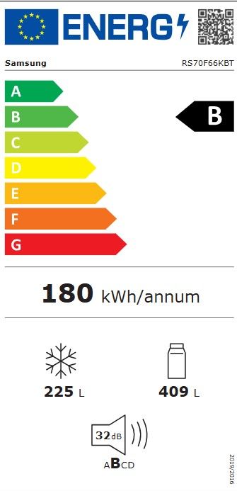 Réfrigérateur américain SAMSUNG 634L No Frost Inox - RS70F66KBT