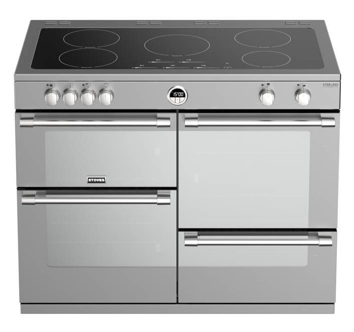 STOVES Piano de cuisson Sterling Deluxe 110 EI Inox - PSTERDX110EISS