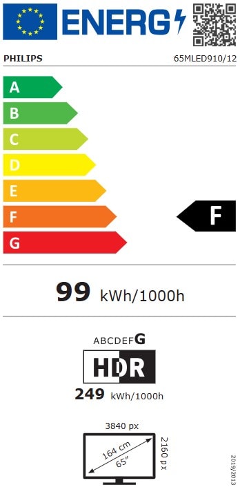 TV Mini LED 4K 164 cm PHILIPS - 65MLED910 TV Mini LED 4K 164 cm PHILIPS - 65MLED910