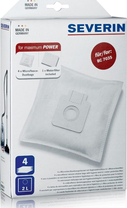 Accessoire aspirateur SEVERIN Sac à poussière Blanc - SB7211