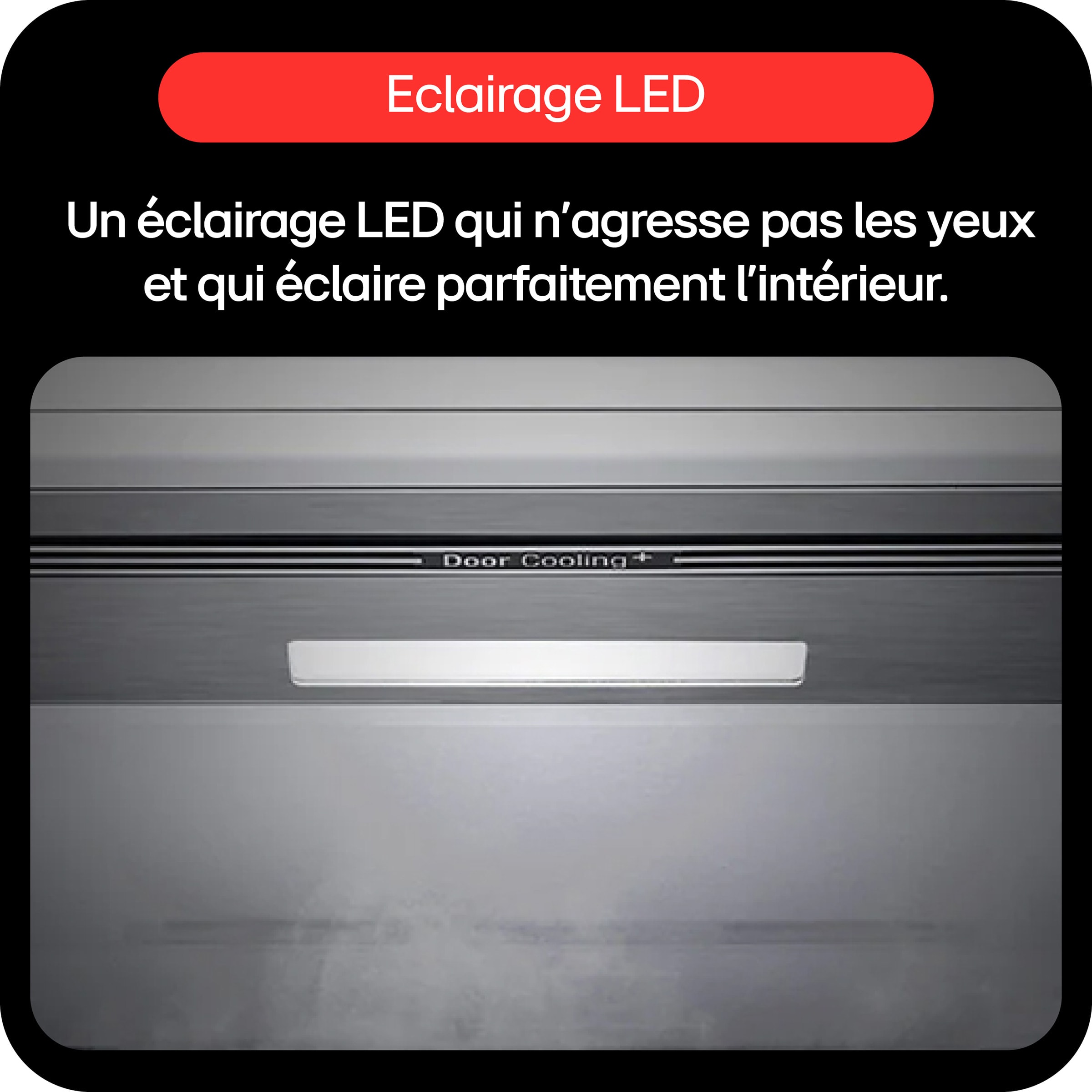 Réfrigérateur congélateur bas LG , Froid No Frost, 462L, Noir - GBB569MCAZN Réfrigérateur congélateur bas LG , Froid No Frost, 462L, Noir - GBB569MCAZN