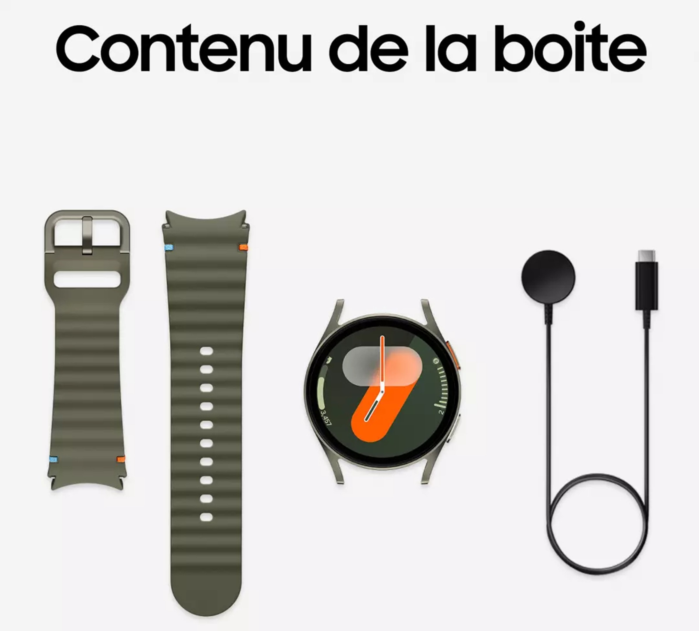 Montre connectée GPS SAMSUNG Galaxy Watch7 40mm Bluetooth Vert - GALAXY-WATCH7-40-VT