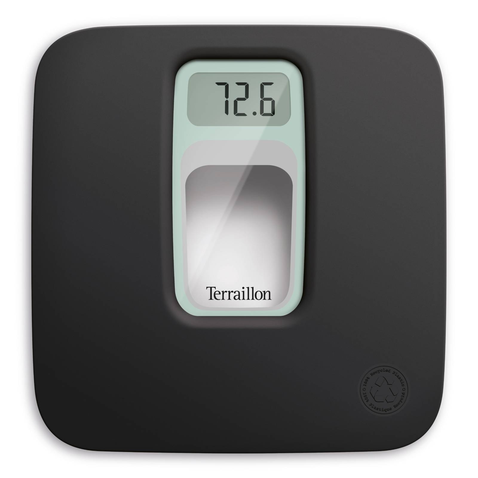 Pèse personne TERRAILLON Electronique 160kg Noir 15244