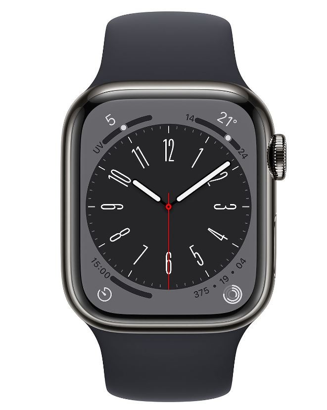 APPLE Montre connectée Watch Série 8 GPS + Cellular 41mm Acier Gris WATCH8-MNJJ3NF APPLE Montre connectée Watch Série 8 GPS + Cellular 41mm Acier Gris WATCH8-MNJJ3NF