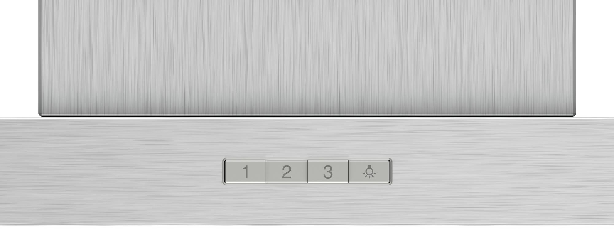 Hotte decorative murale BOSCH Série 2,  63dB, 60cm, Inox - DWB64BC50