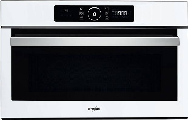 Micro ondes Grill Encastrable WHIRLPOOL 6ème sens Crisp  1000W 31L Blanc AMW730WH