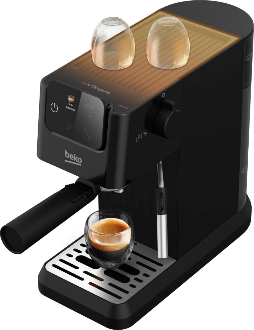 Expresso BEKO manuelle avec écran tactile Noir - CEP5302B Expresso BEKO manuelle avec écran tactile Noir - CEP5302B
