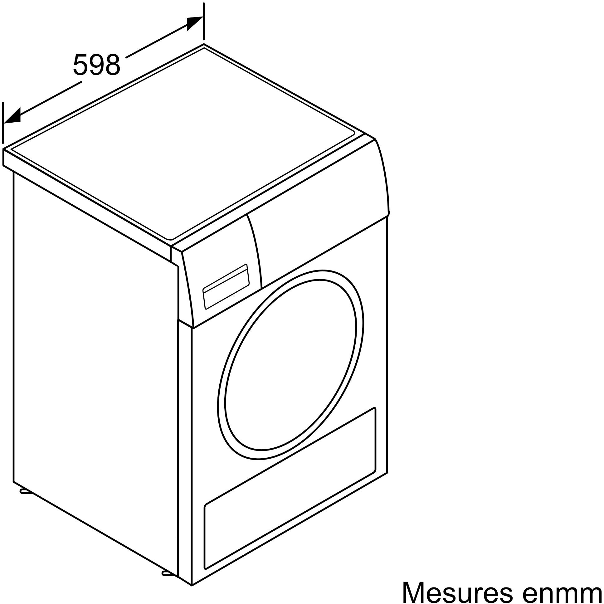 SIEMENS Sèche linge Condensation iQ300 AutoDry 8kg Blanc - WT45HV14FR