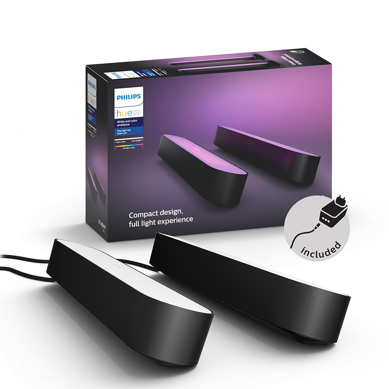 PHILIPS HUE Lumière d'ambiance  - HUE-PLAY-PACK