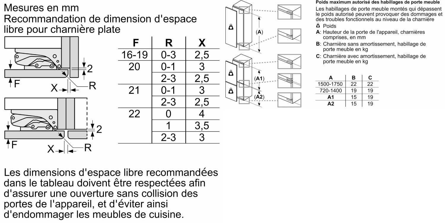 Réfrigérateur encastrable 1 porte SIEMENS IQ500 FreshSense 252L - KI82LADF0 Réfrigérateur encastrable 1 porte SIEMENS IQ500 FreshSense 252L - KI82LADF0