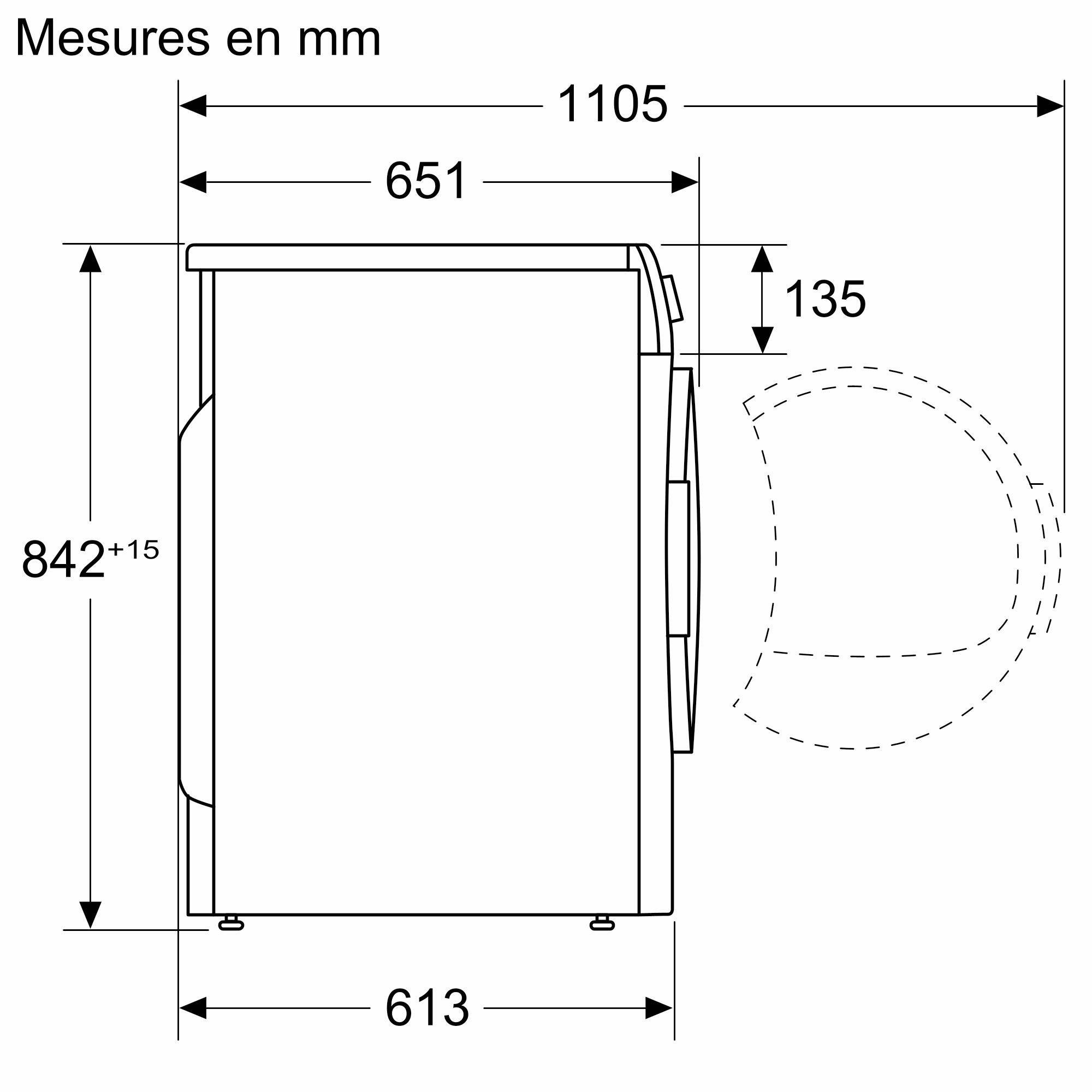 Sèche linge Condensation SIEMENS iQ300 AutoDry 8kg - WT45HVX1FR