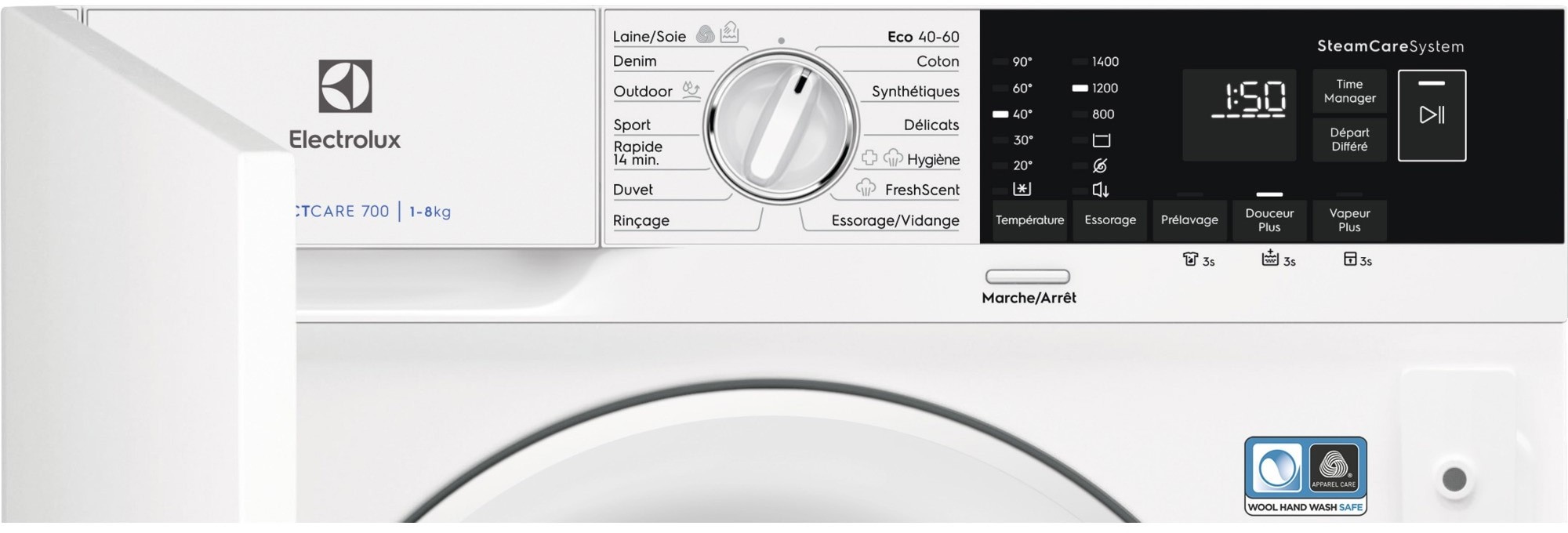 Lave linge encastrable ELECTROLUX - EW7F1482BI Lave linge encastrable ELECTROLUX - EW7F1482BI