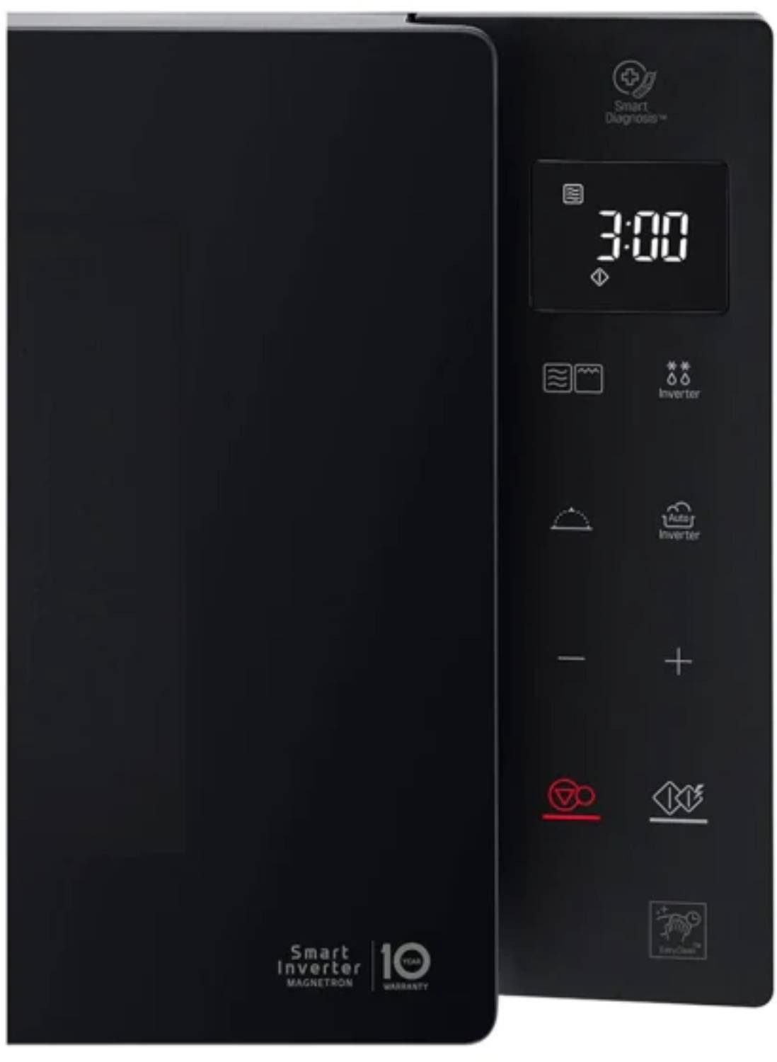 LG Micro ondes Grill 1000W 25L Noir - MH6535GDS