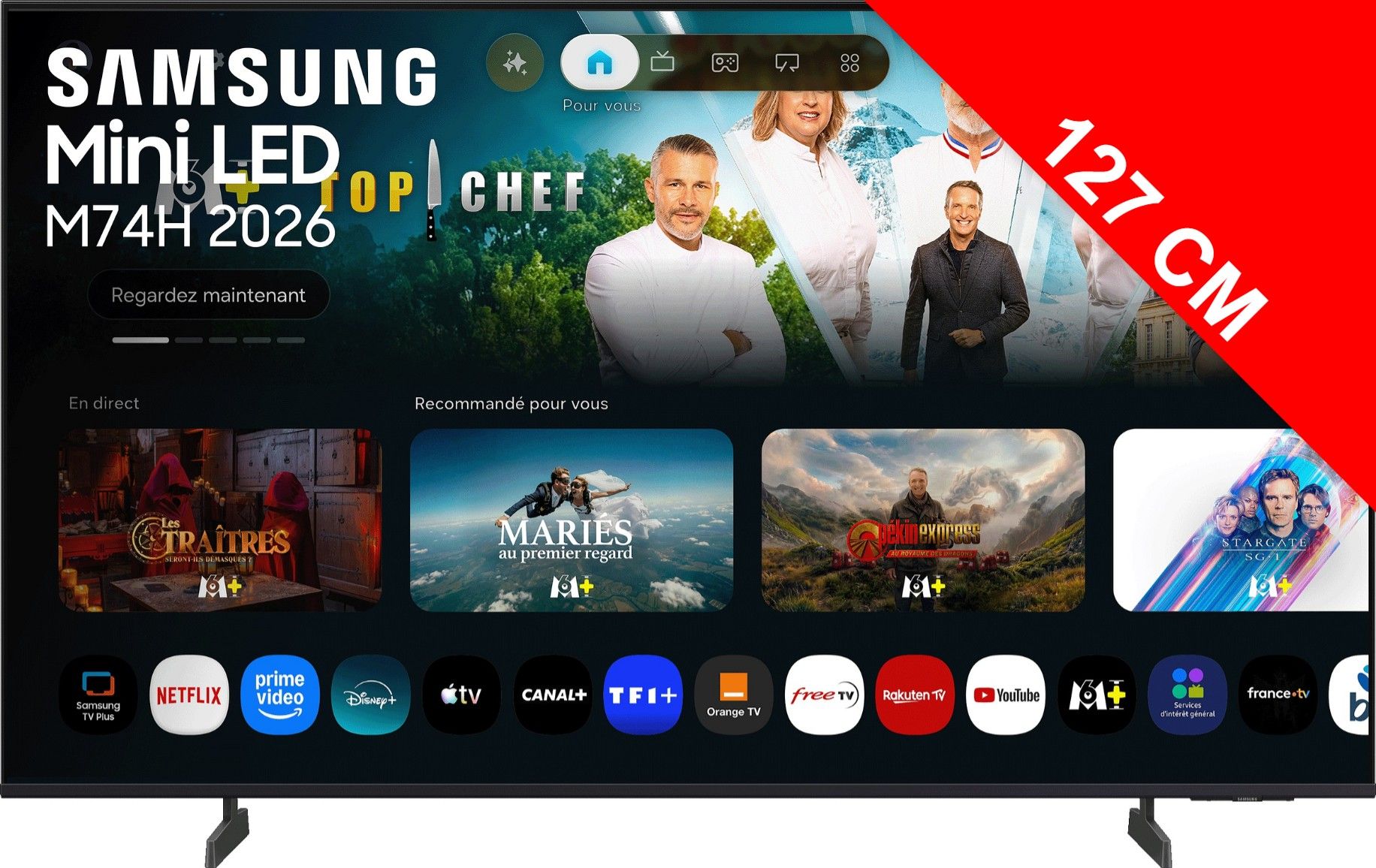 TV Mini LED 4K 127 cm SAMSUNG  - TU50M74H