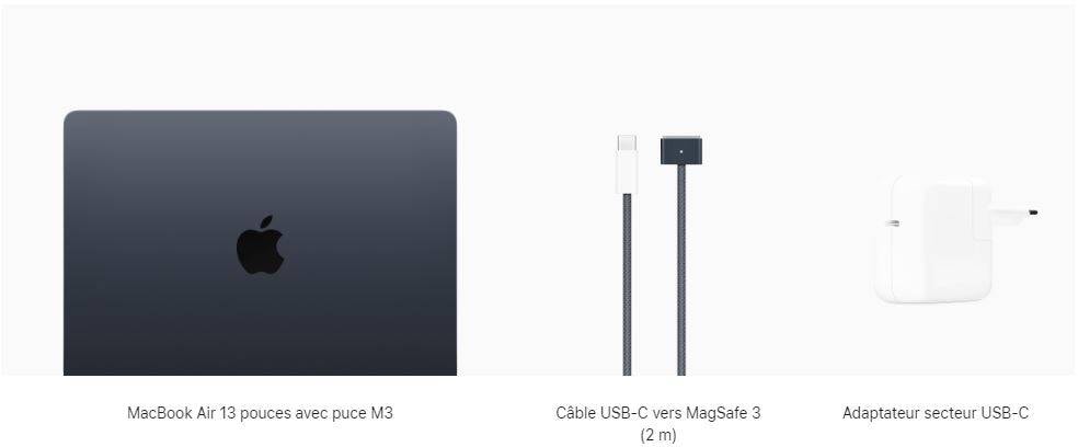 Ordinateur portable APPLE - MBA13-MXCV3FN/A Ordinateur portable APPLE - MBA13-MXCV3FN/A