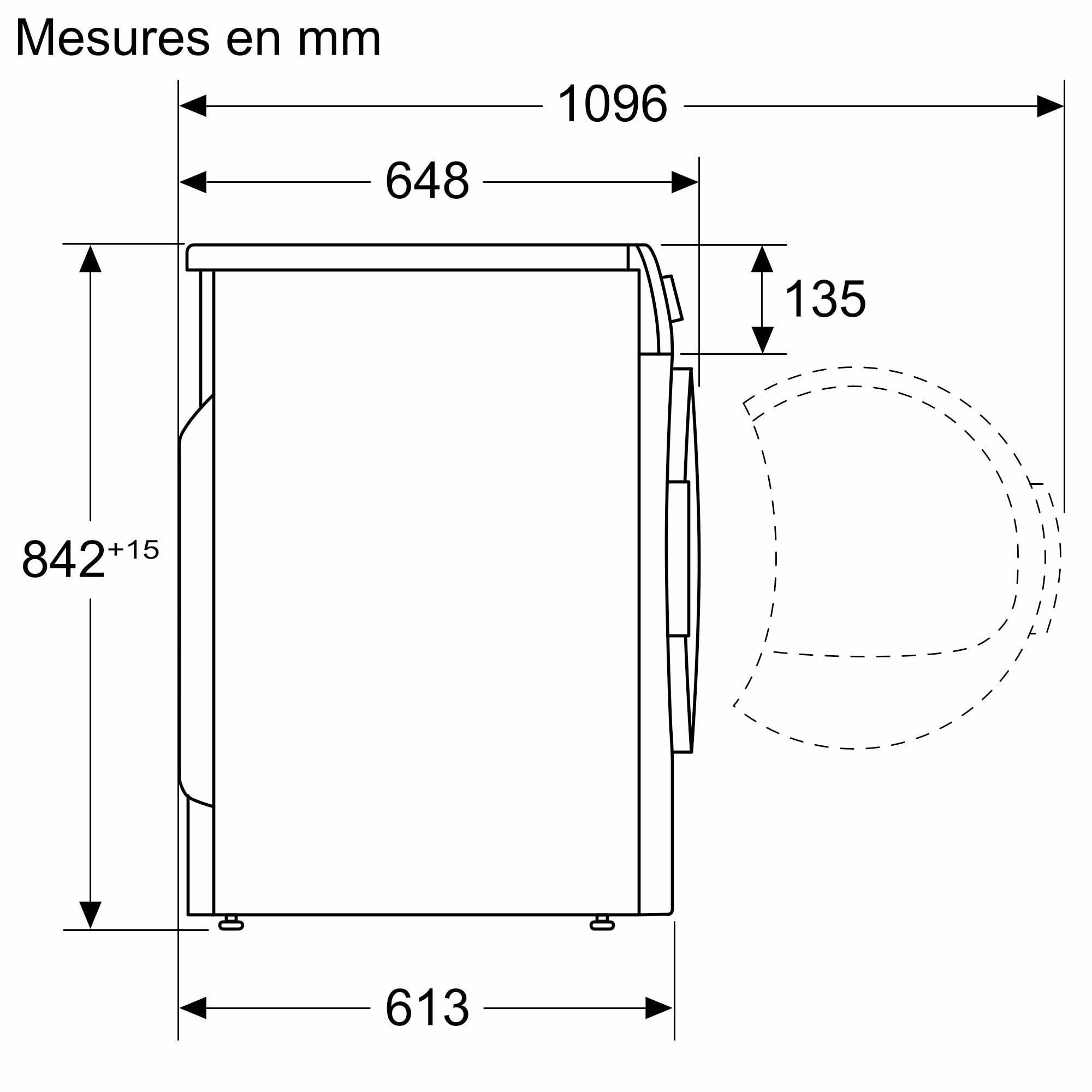 Sèche-linge pompe à chaleur SIEMENS 9kg Moteur induction Blanc - WQ45G20MFR