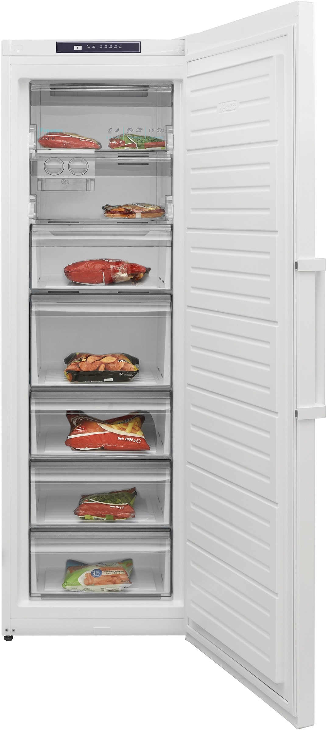 Congélateur armoire SHARP AdaptiFreezer 280L Blanc - SJSC11CMXWE